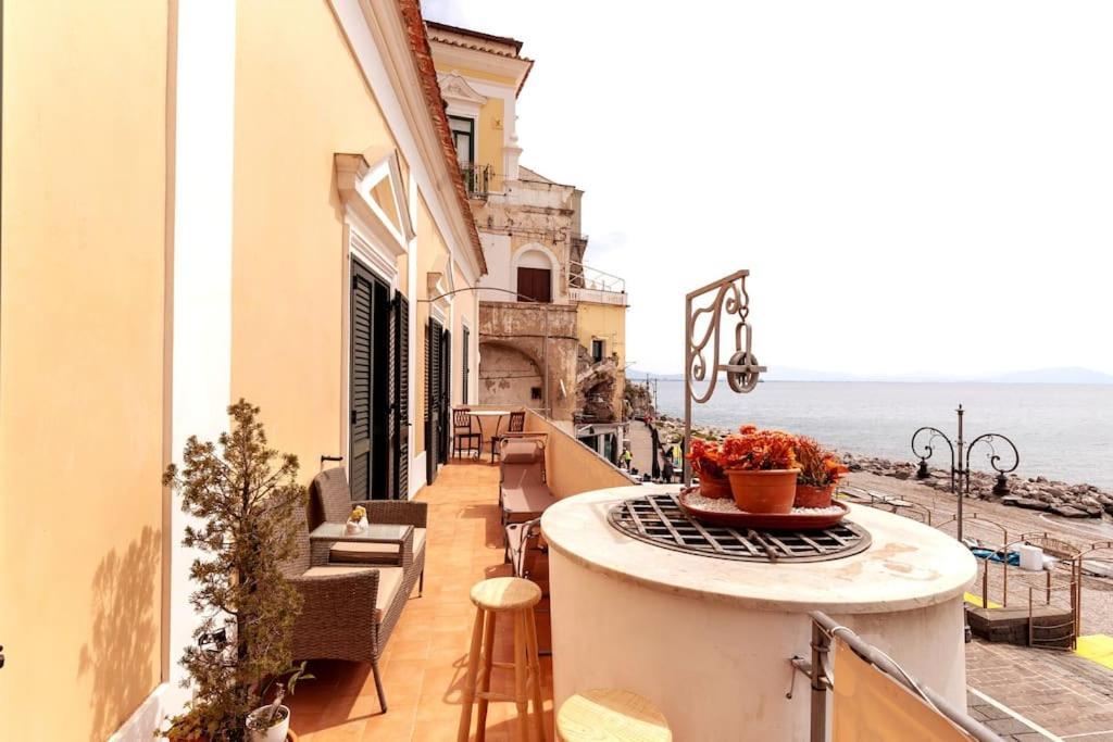 Casa Del Pozzo Sulla Spiaggia Cetara Buitenkant foto